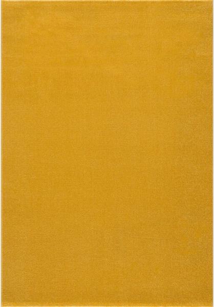 Sanat Teppich Uni, rechteckig, Höhe: 13 mm, robuster Kurzflorteppich, große Farbauswahl