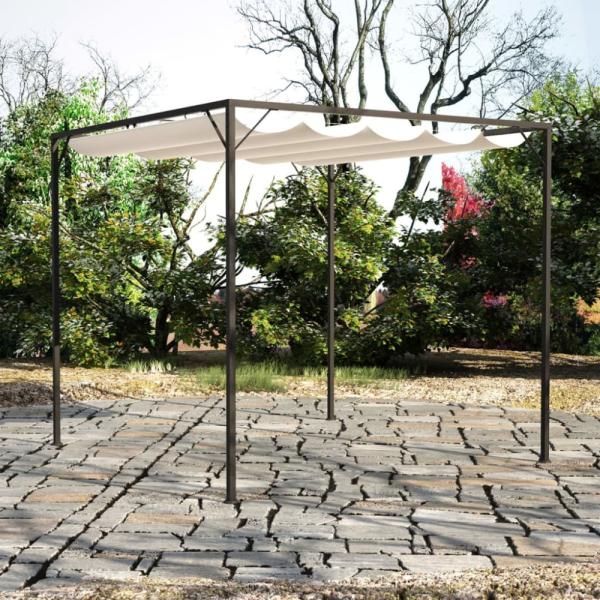 vidaXL Gartenpavillon mit versenkbarem Dach 40786