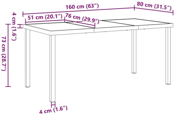 vidaXL Garten Essgruppe 7 pcs Schwarz Poly Rattan 3379069 Bild 10
