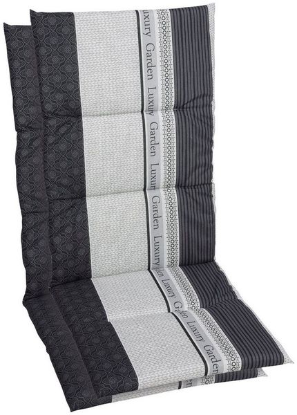 GO-DE Hochlehnerauflage Amalfi, TOPSELLER!, (Set, 2 St, Auflage für Hochlehner, OTTOs Choice), 118x48 cm Bild 2