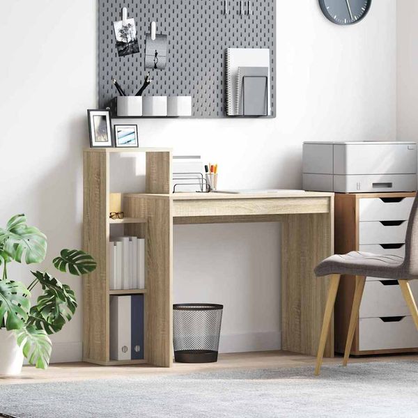 vidaXL Schreibtisch Sonoma-Eiche 100 x 40 x 90 cm Holzwerkstoff 869316