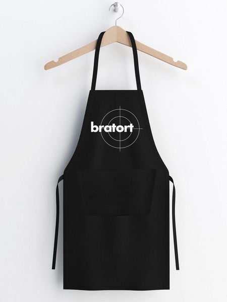Youth Designz Grillschürze Bratort Schürze Kochschürze für Männer mit lustigem Spruch, Logo Print