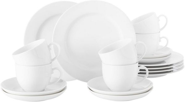 Seltmann Weiden Rondo/Liane Weiß Kaffeeservice 18-teilig
