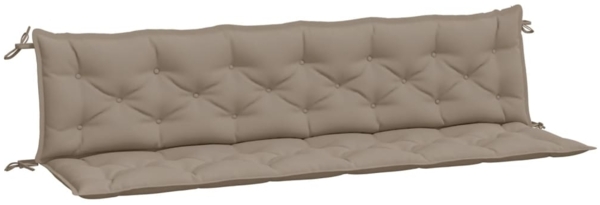 vidaXL Gartenbank-Auflagen 2 Stk. Taupe 200x50x7 cm Oxford-Gewebe 361743