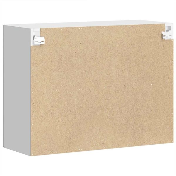 vidaXL Küchen-Hängeschrank mit Glastür Porto Betongrau 854091 Bild 9