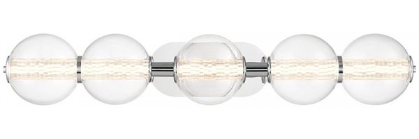 Elstead Lighting LED Wandleuchte Atomo 5-flammig Chrom poliert 3000K Bild 2
