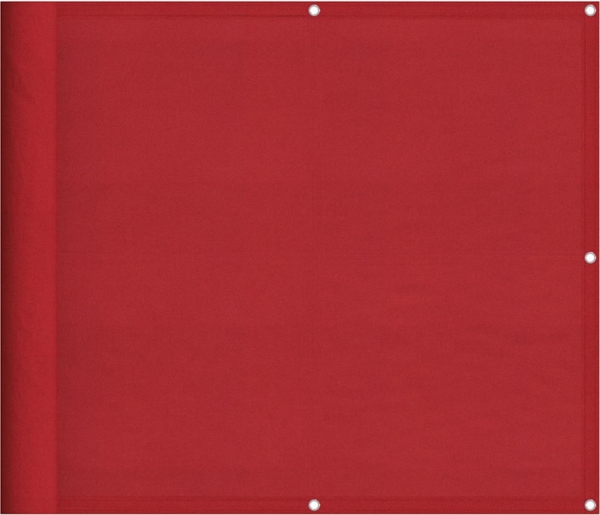vidaXL Balkon-Sichtschutz Rot 90x1000 cm 100% Polyester-Oxford 42002134