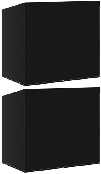 vidaXL Hollywoodschaukel-Abdeckungen 2 Stk. 6 Ösen 185x117x170 cm 3082844