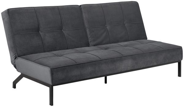 Schlafsofa PERUGIA, dunkelgrau, ca. 198 cm