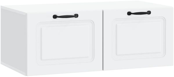 vidaXL Wandmontierter TV-Schrank Weiß 78,5 x 41 x 30 cm Holzwerkstoff 899365