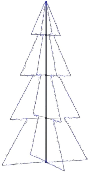 vidaXL Weihnachtsbaum in Kegelform 360 LEDs Indoor Outdoor 143x250 cm 328594