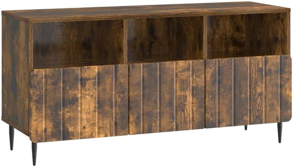 vidaXL TV-Schränk Geräucherte Eiche 102 x 34,5 x 50 cm Holzwerkstoff 894450