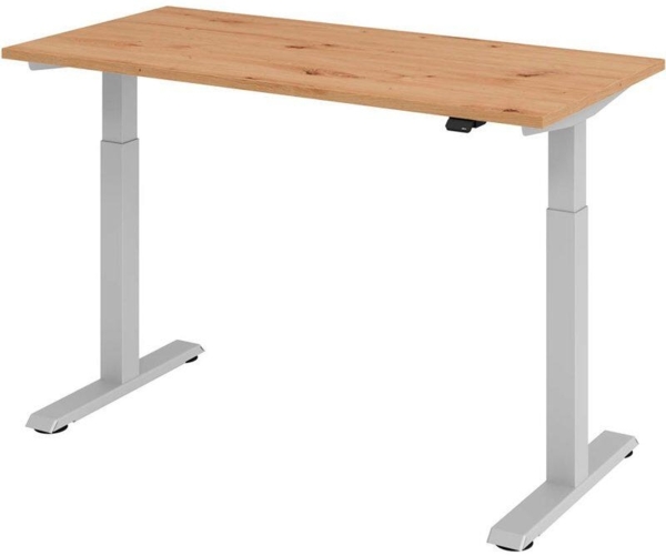 mcbuero. de Schreibtisch VXMST614/R/S 140x67cm eiche