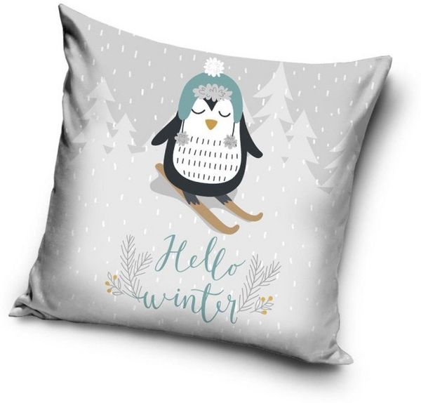 Carbotex Dekokissen Weihnachtskissen Xmas Kissen Dekokissen 40x40 cm
