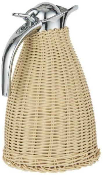 Thermoskanne Kaffeekanne 1500 ml Rattan Edelstahl Natur Ib Laursen 1619-30