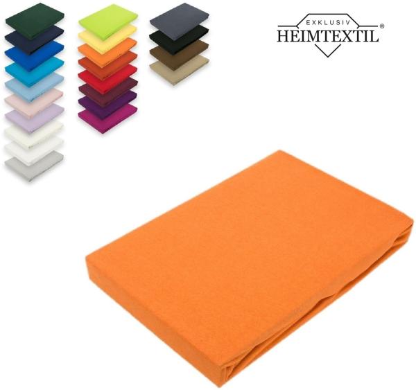 Jersey Spannbettlaken Premium Marke 120 x 200 cm Terrakotta