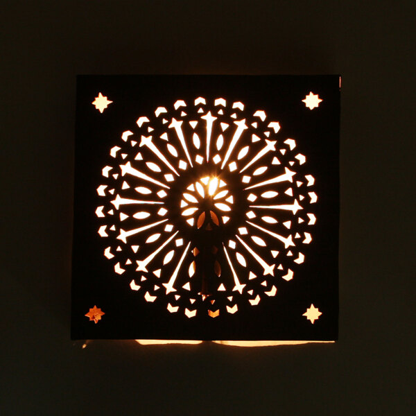 Orientalische Eisen Wandlampe EWL36 Bild 5