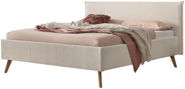 HASENA Polsterbett Selena, mit trendigem Bouclestoff, Rahmenhöhe von 23 cm und 4 Einlegetiefen Bild 1