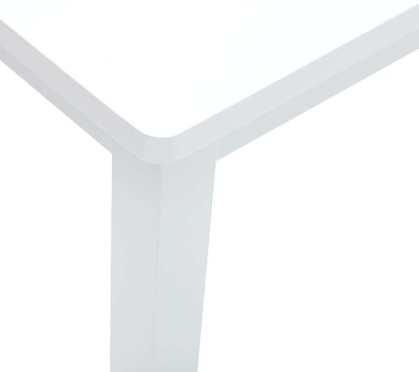 vidaXL Bank 90 cm Weiß Massivholz Gummibaum 4102599 Bild 7