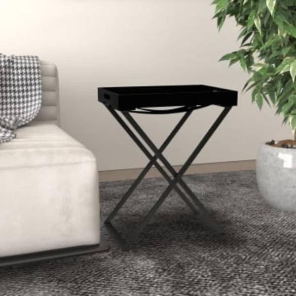 vidaXL Klapptisch Schwarz 48x34x61 cm MDF 331660