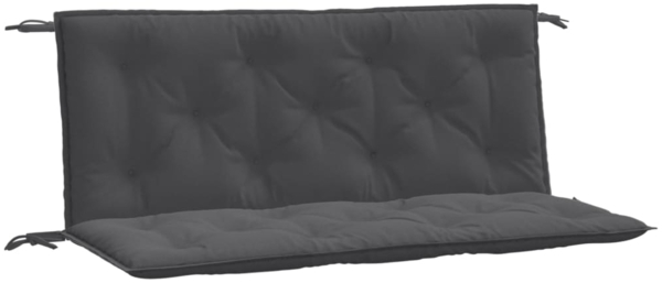 vidaXL Gartenbank-Auflagen 2 Stk. Melange Anthrazit 120x50x7 cm Stoff 4002596