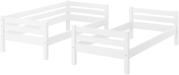 Etagenbett Massivholz Buche waschweiß 90x200 Stockbett mit wählbarem Zubehör V-60.17-09Wohne Zubehör Bild 5