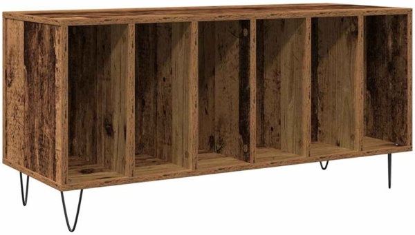 vidaXL Schallplattenschrank mit Regal Artisan-Eiche 100 x 38 x 48 cm 862903
