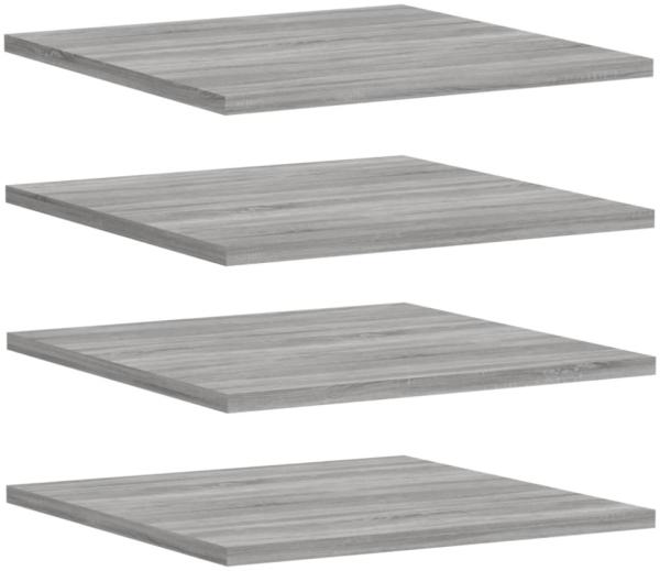 vidaXL Wandregale 4 Stk. Grau Sonoma 40x50x1,5 cm Holzwerkstoff 838221