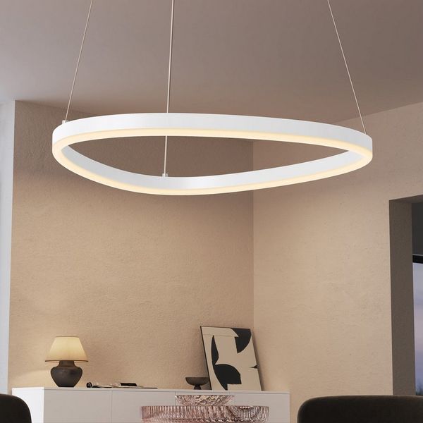 doporro LED Pendelleuchte dimmbar Hängeleuchte ohne Fernbedienung Esszimmerlampe Bürolampe