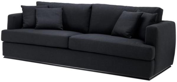 Casa Padrino Luxus Hotel Sofa Schwarz 234 x 103 x H. 86 cm - Limited Edition