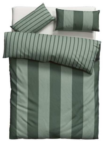 Home affaire Bettwäsche Sari, Linon, 2 teilig, in verschiedenen Qualitäten, maritime Bettwäsche mit Streifen Bild 4