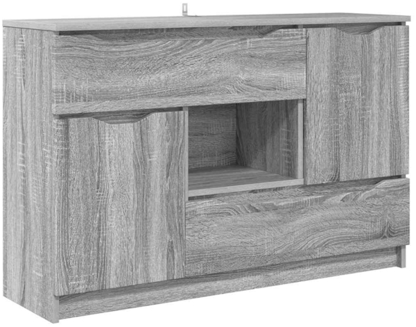 vidaXL Sideboard Graues Sonoma 100 x 30 x 65,6 Holzwerkstoff 888793