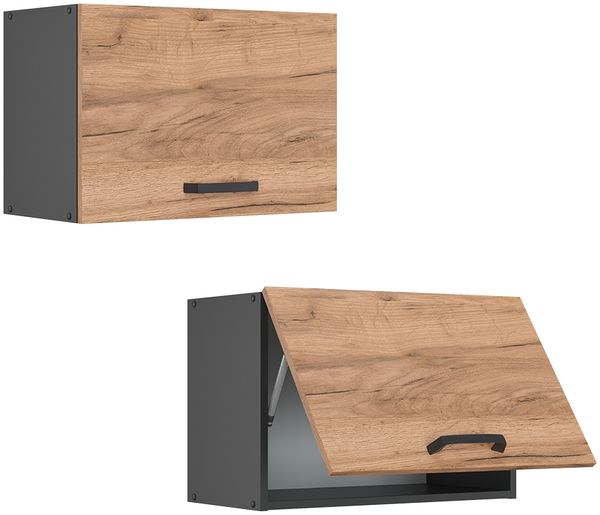Hängeschrank R-Line Goldkraft Eiche 60 cm Flach Vicco Bild 5