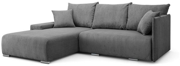 Kaiser Möbel Ecksofa Sofa L form, Couch L form Livorno L stoff Poso, Bequem, praktisch, funktionell