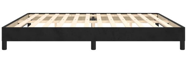 Bettgestell Schwarz 200x200 cm Samt [346996] Bild 6