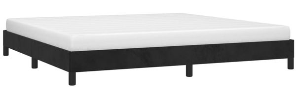 Bettgestell Schwarz 200x200 cm Samt [346996] Bild 3