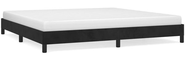 Bettgestell Schwarz 200x200 cm Samt [346996] Bild 2