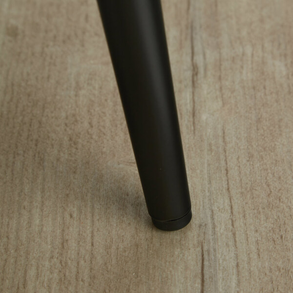 Essgruppe mit 2 Stühlen Esstisch Weiß 80x80 cm Esszimmertisch Holz Massiv Polsterstühle Samt Grau Bild 8