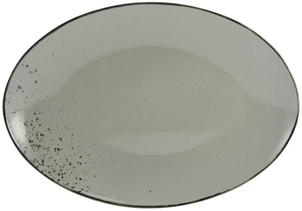 CreaTable 20368 Nature Collection Platte oval 35 cm STONE