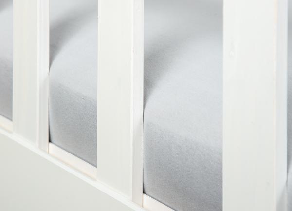 Sofabett Einzelbett SINTRO 90 x 200 cm Kiefer Massivholz weiß lackiert Bild 8