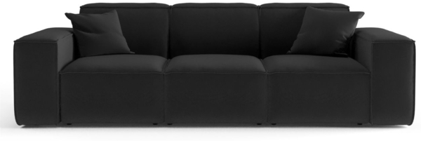 Sofa Designersofa CELES 3-Sitzer in Stoff Scala Koralle Bild 4