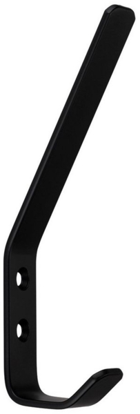 SO-TECH® Garderobenhaken Kleiderhaken ALBA echt Edelstahl schwarz