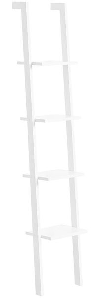 SoBuy FRG15-W Bücherregal, MDF, Lackiert, Weiß, 29 x 180 x 33 cm