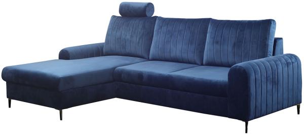 Ecksofa Lokoni (Farbe: Velluto 25, Seite: Links)