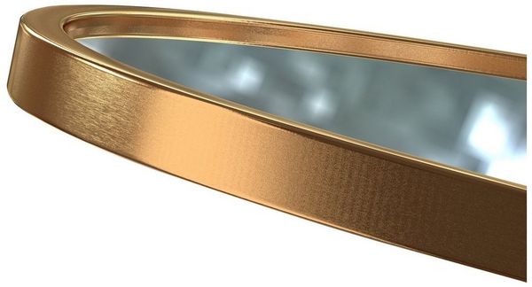 Boromal Ganzkörperspiegel Standspiegel Wandspiegel groß Schwarz Weiß 180x80cm 160x50cm Alurahmen (Hochspiegel Arched Gold 150x50 140x40cm, 1-St, mit Metall-Haken), 5mm Kupfer- und bleifreier Spiegel,Freistehend,Wandmontage