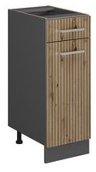 Küchenunterschrank R-Line Artisan-Eiche 30 cm ohne Arbeitsplatte Vicco Bild 6
