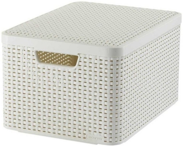 Curver Aufbewahrungskorb, Praktischer Ablagekorb Große L