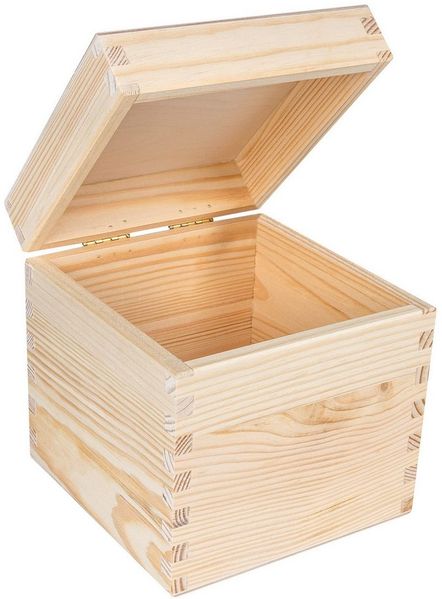 Creative Deco Aufbewahrungsbox mit Deckel und Schloss Kleine Holzbox Geschenkbox Schatzkiste