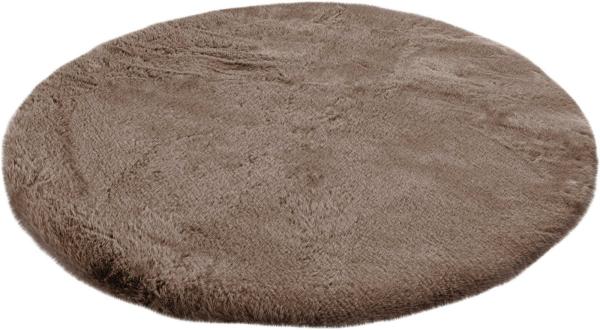 Badematte Rabbit 225 Dunkelbeige Ø 100cm RUND