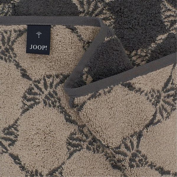 JOOP! Handtuch Joop! Handtuch Duschtuch Gästetuch Cornflower 1721-73 schiefer, Walkfrottier (1-St), 100% Baumwolle